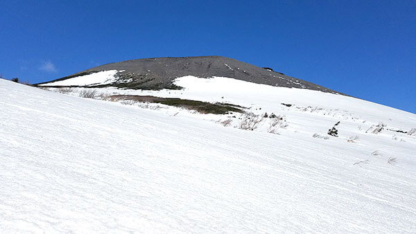 7合目から山頂部